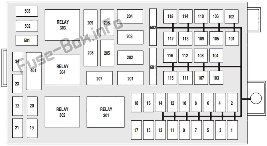 2004 Lincoln Town Car Ultimate Fuse Box Diagram