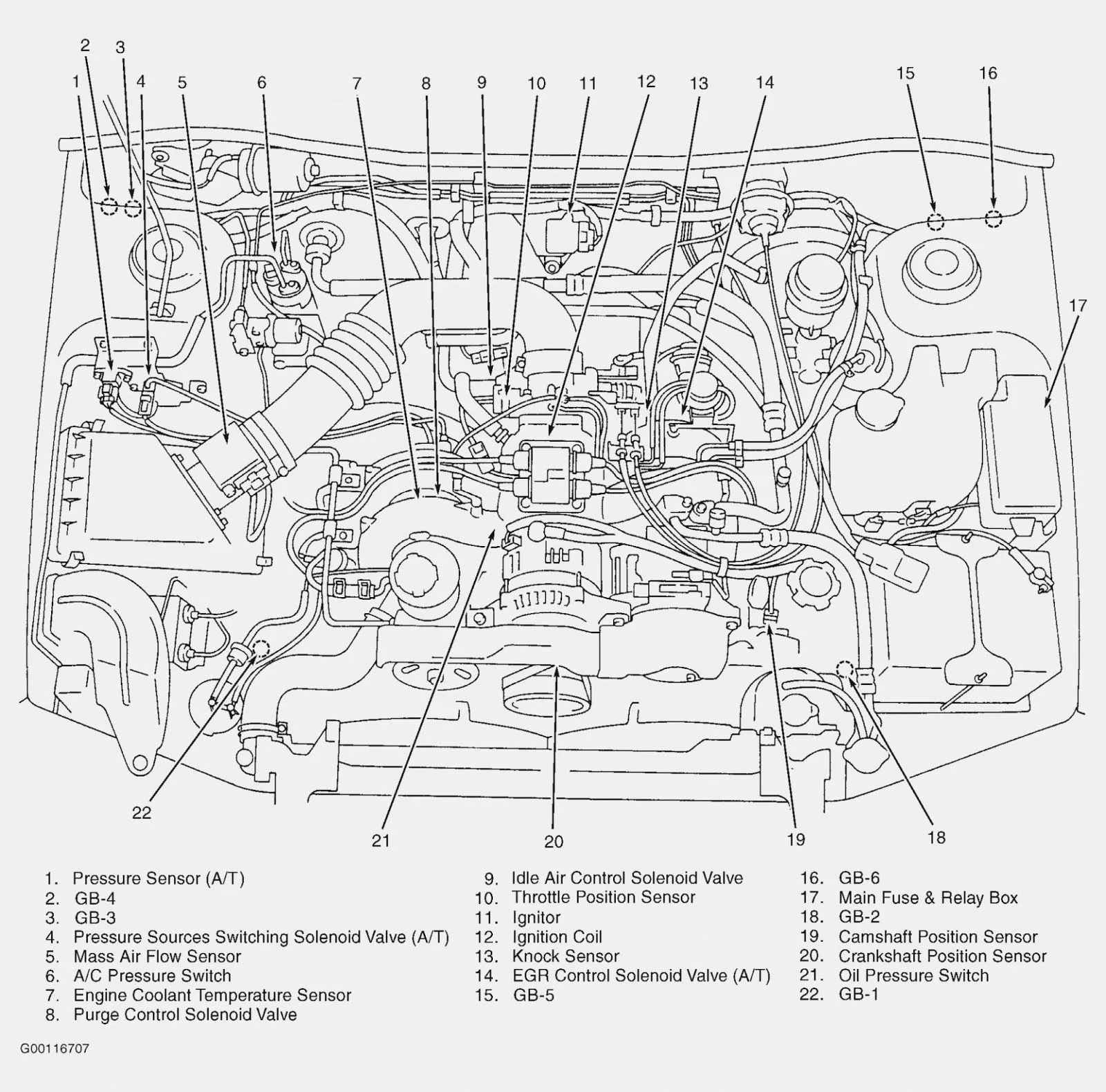 2004 Subaru Outback Engine
