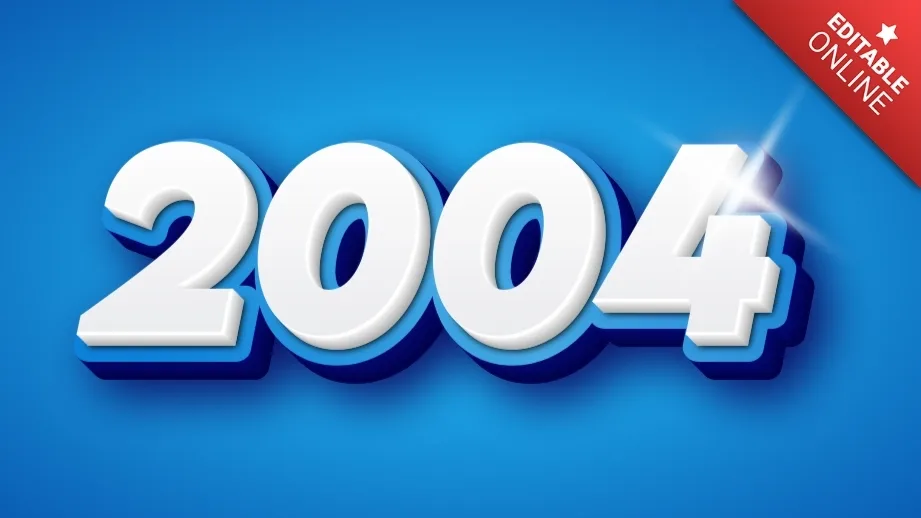 2004 Text Effect Generator