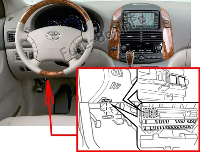 2004 Toyota Sienna Fusebox Relay Diagram