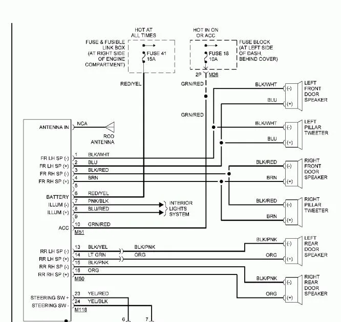 2004 Toyota Tacoma Stereo Wiring Diagram Sustainablefer