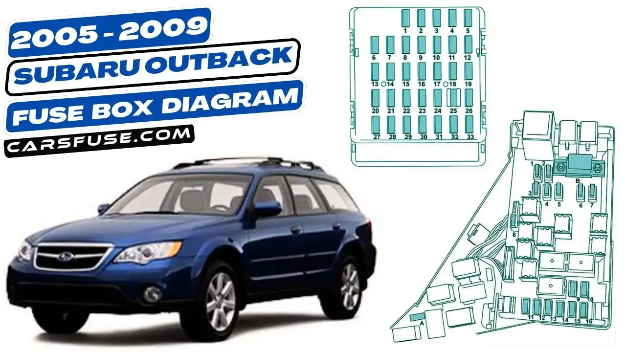 2005 2009 Subaru Outback Fuse Box Diagram