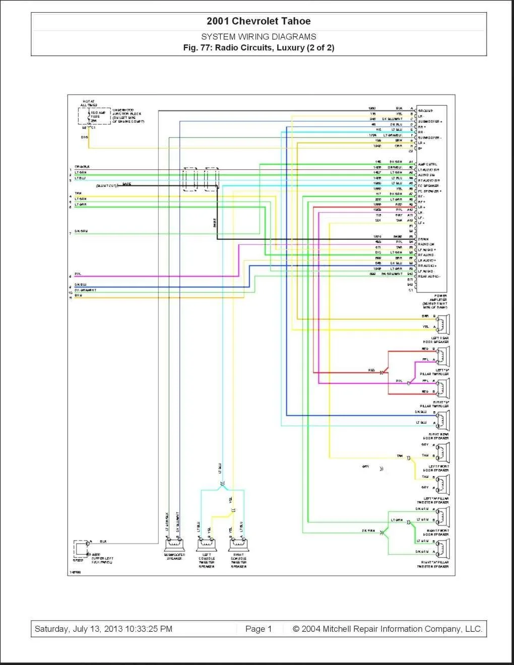 2005 Chevy Cavalier Stereo Wiring Diagram Collection