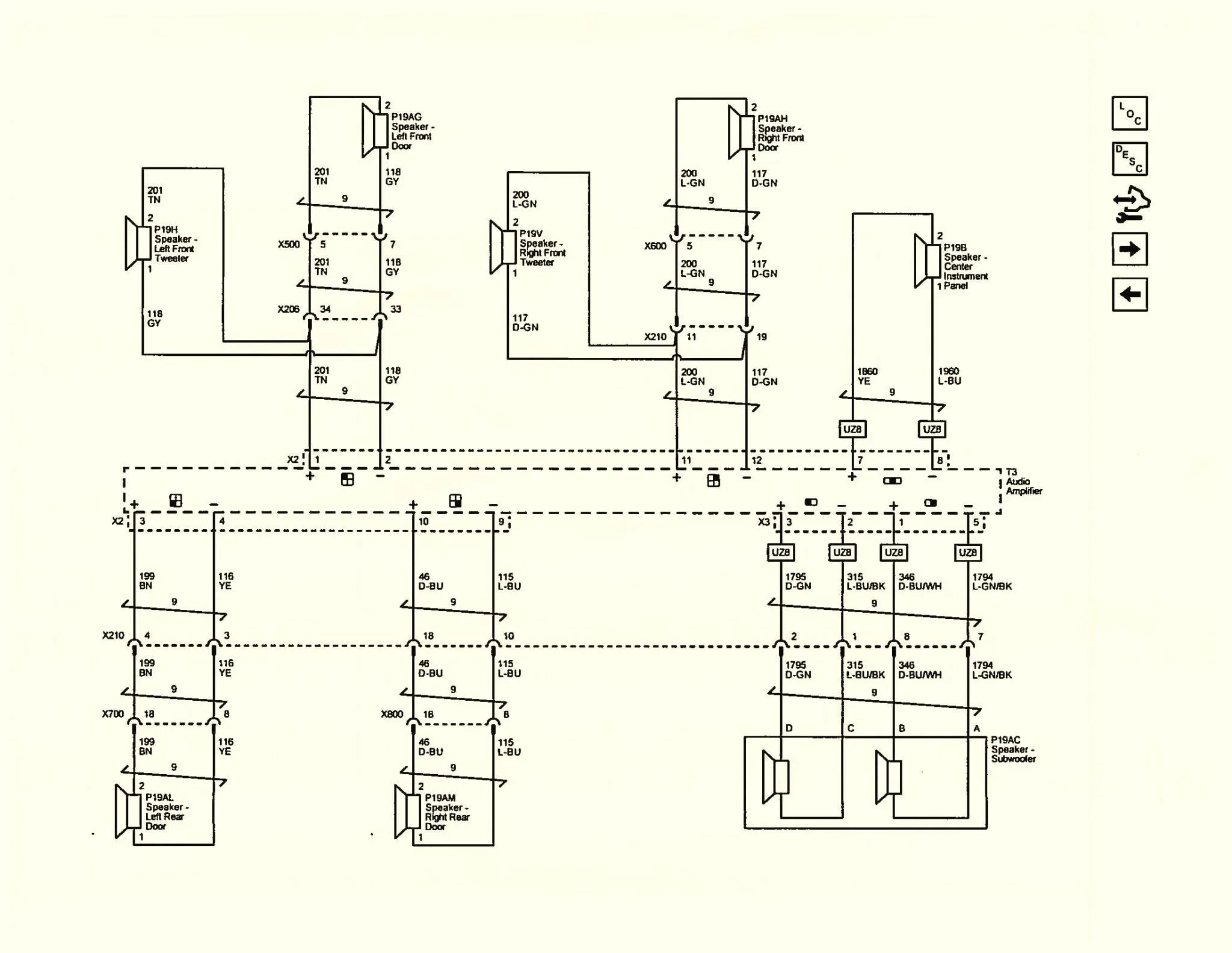 2005 Chevy Equinox Radio Wiring Schematic Wiring Diagram