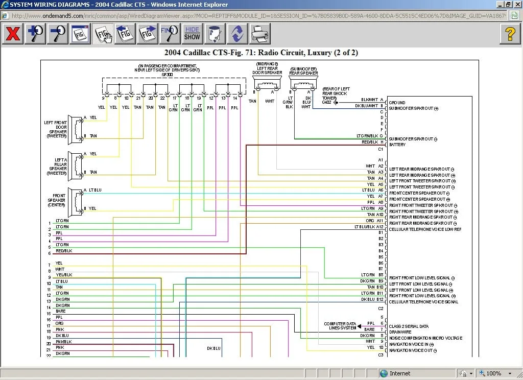 2005 Chevy Equinox Radio Wiring Schematic Wiring Diagram