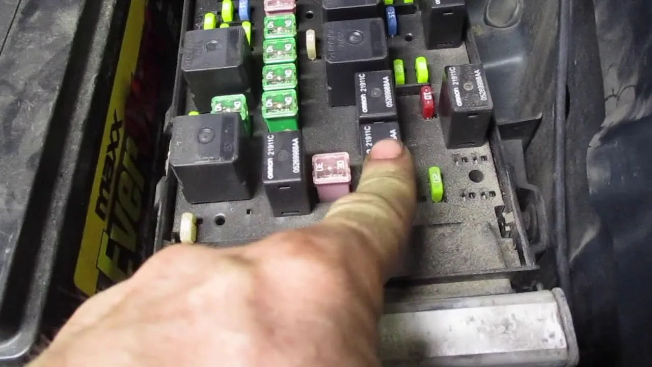 2005 Dodge Caravan Fuse Location