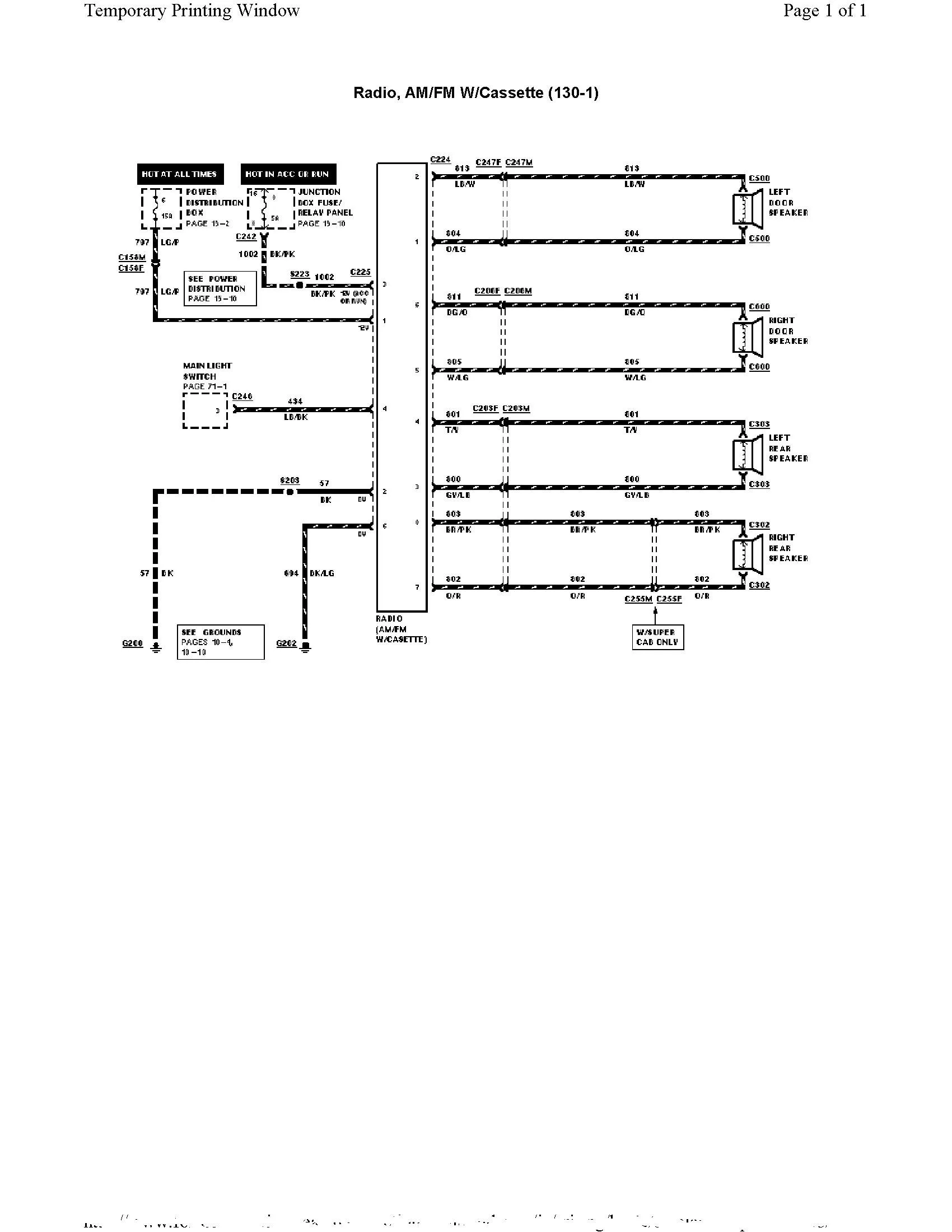 2005 Ford Expedition Stereo Wiring Diagram Earthly