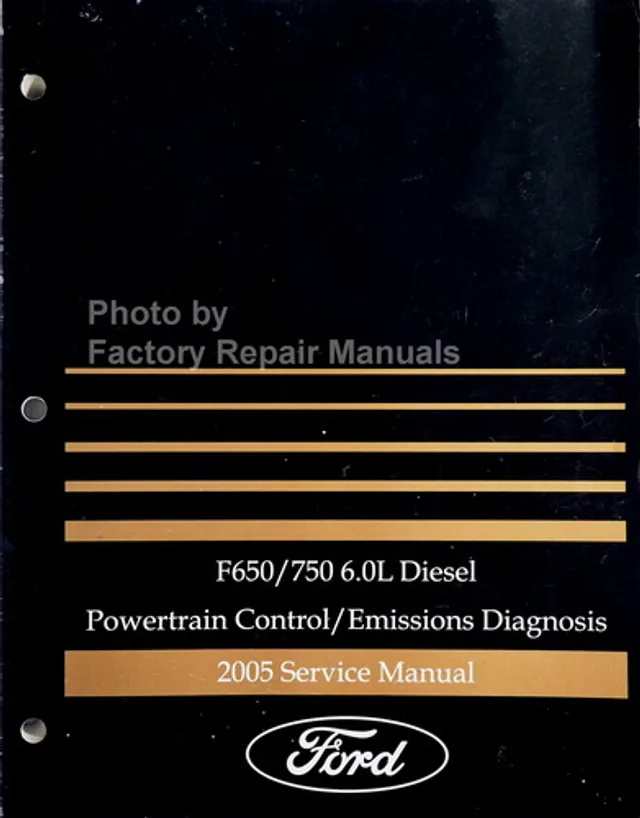 2005 Ford F650 F750 Truck Electrical Wiring Diagrams Original Manual Factory Repair Manuals