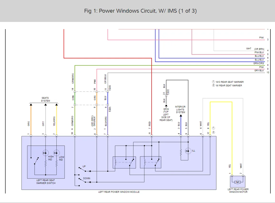 2005 Hyundai Elantra Window Wiring Diagram Wiring Diagram