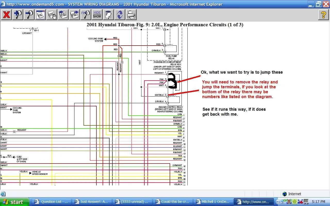 2005 Hyundai Tiburon Radio Wiring Diagram Database