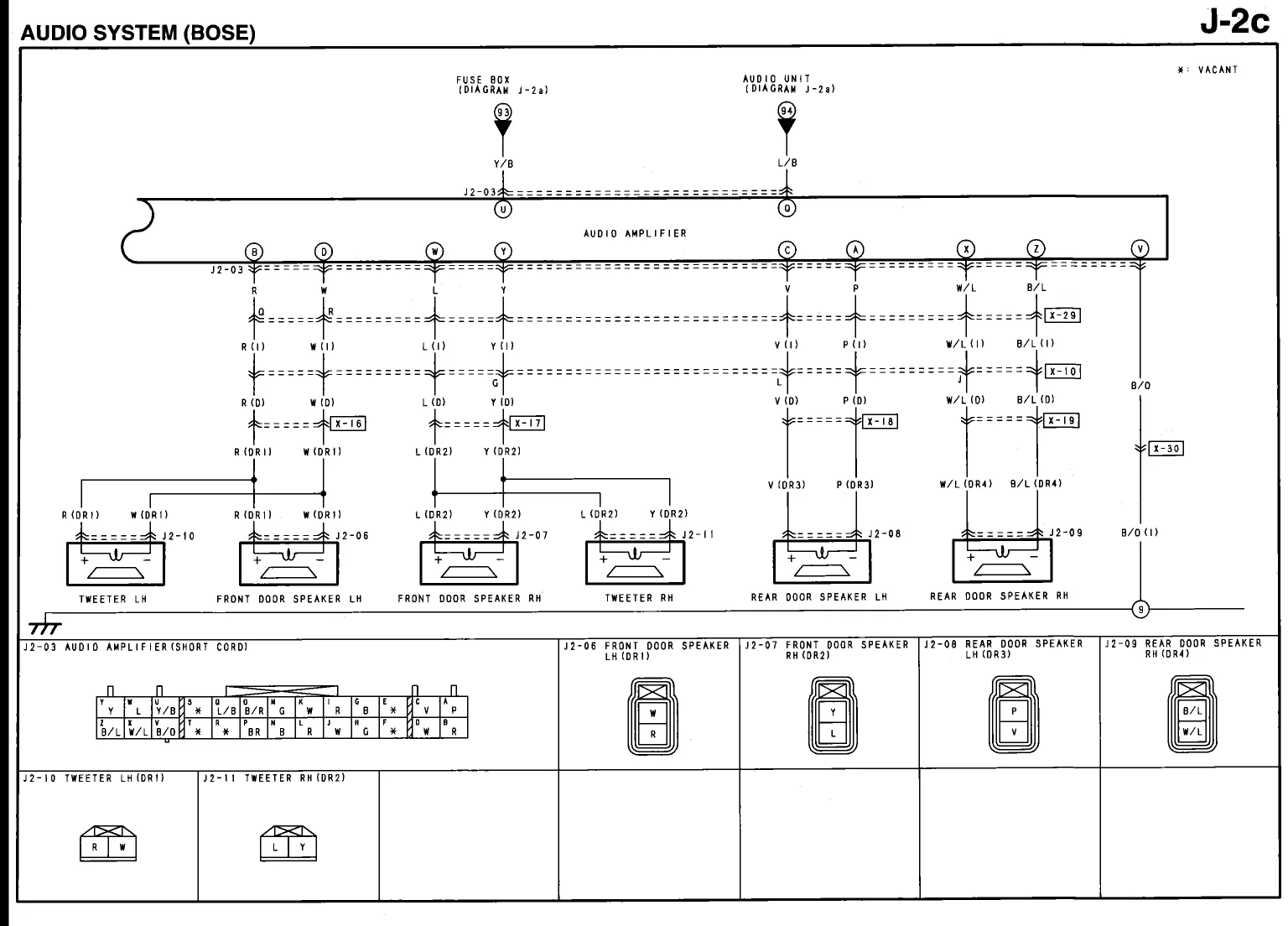 2005 Mazda 6 Bose Amp Wiring Diagram Wiring Diagram And Schematic
