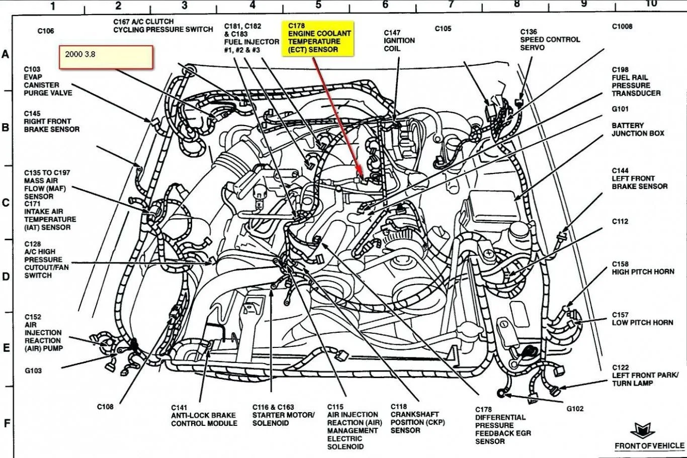 2005 Mustang V6 Engine Diagram