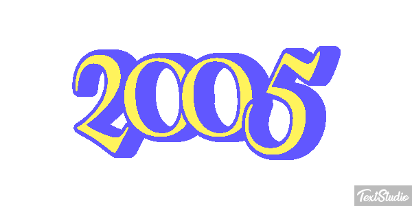 2005 Number Animated Gif Logo Designs