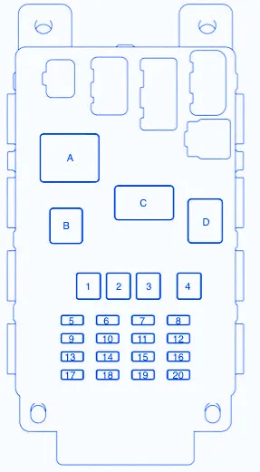 2005 Scion Xb Fuse Diagram Wiring Diagram
