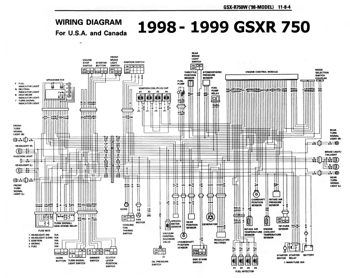 2005 Suzuki Gsxr 750 Wiring Diagram Wiring Diagram