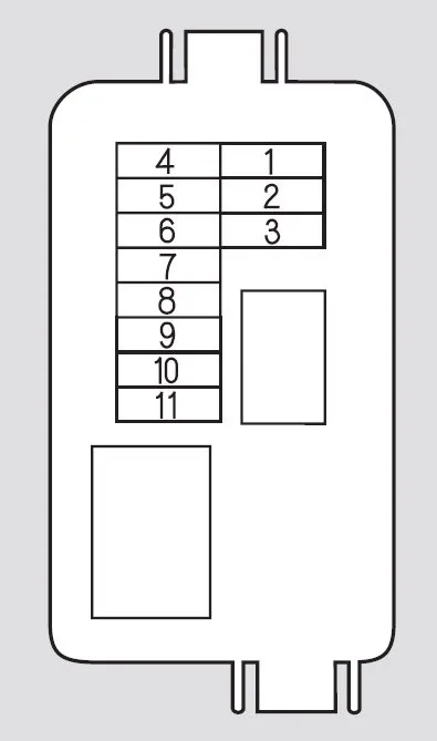 2005 Toyota 4Runner Fuse Box Diagram