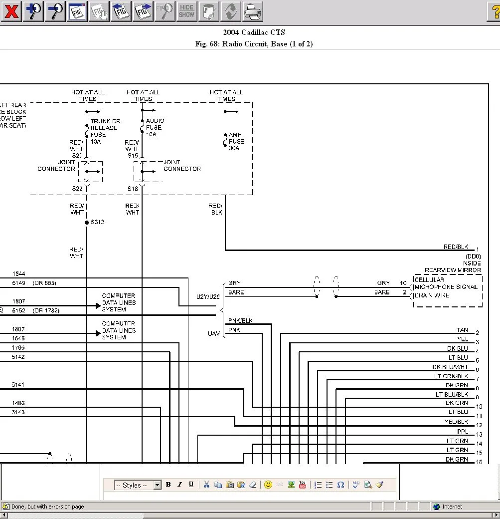2006 Cadillac Dts Radio Wiring Diagram Seananon Jopower
