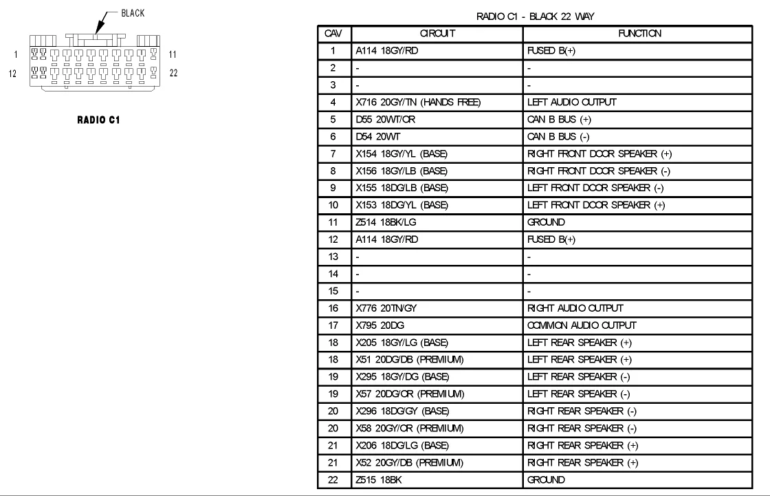 2006 Dodge Ram 1500 Radio Wiring Diagram Collection Wiring Collection