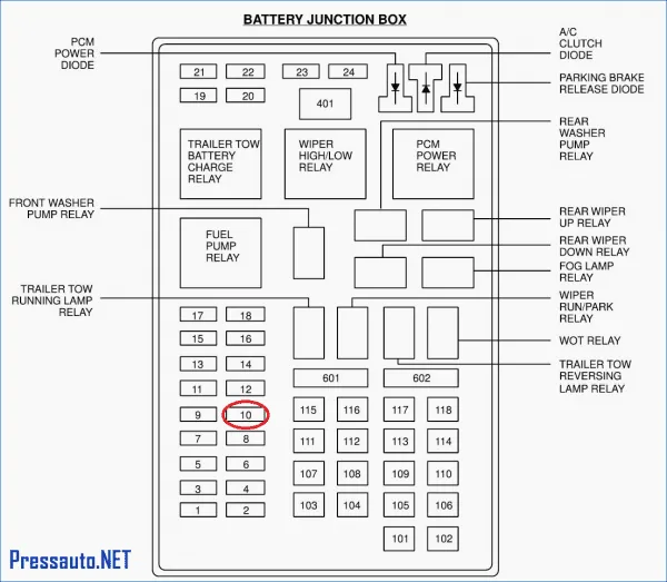 2006 Ford Expedition Fuse Box Diagram