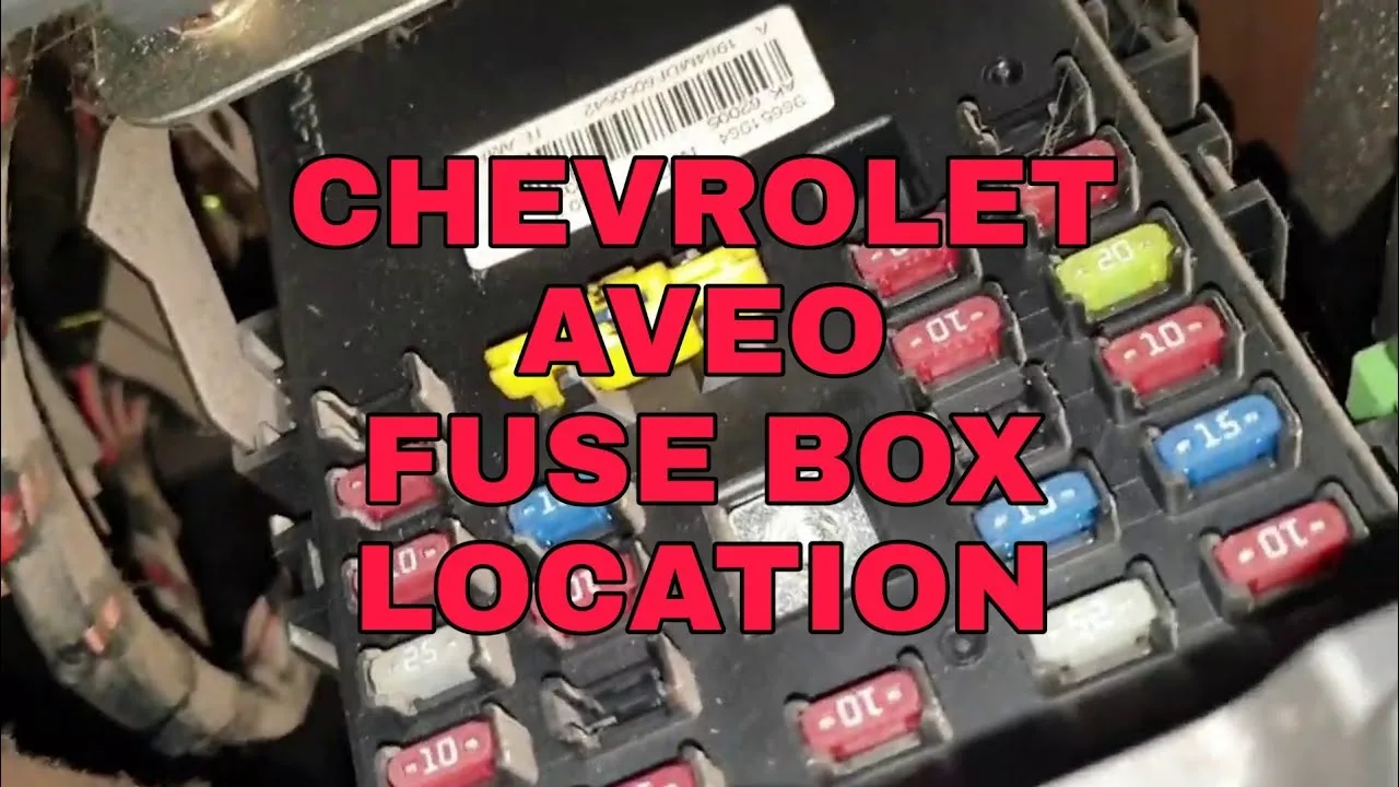 2007 Chevy Aveo Fuse Diagram