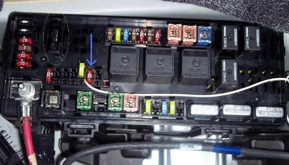 2007 Chrysler 300 Fuse Box Diagram