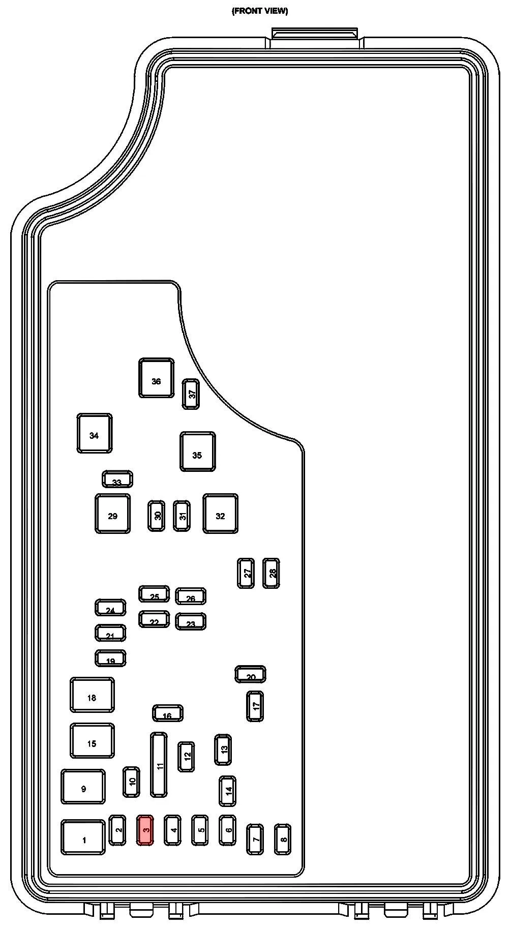 2007 Chrysler Sebring Fuse Box Layout