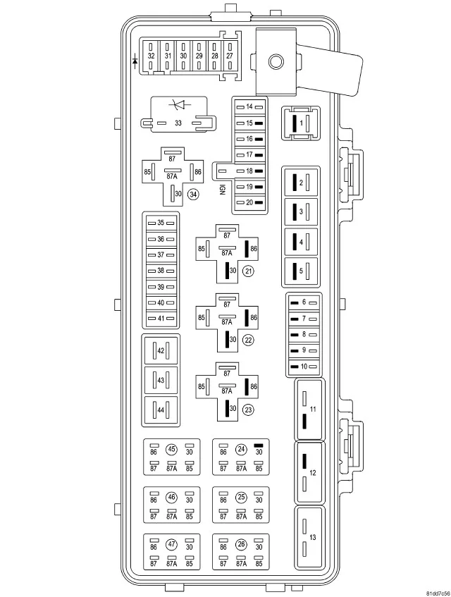 2007 Dodge Charger Fuse Box Diagram Motogurumag