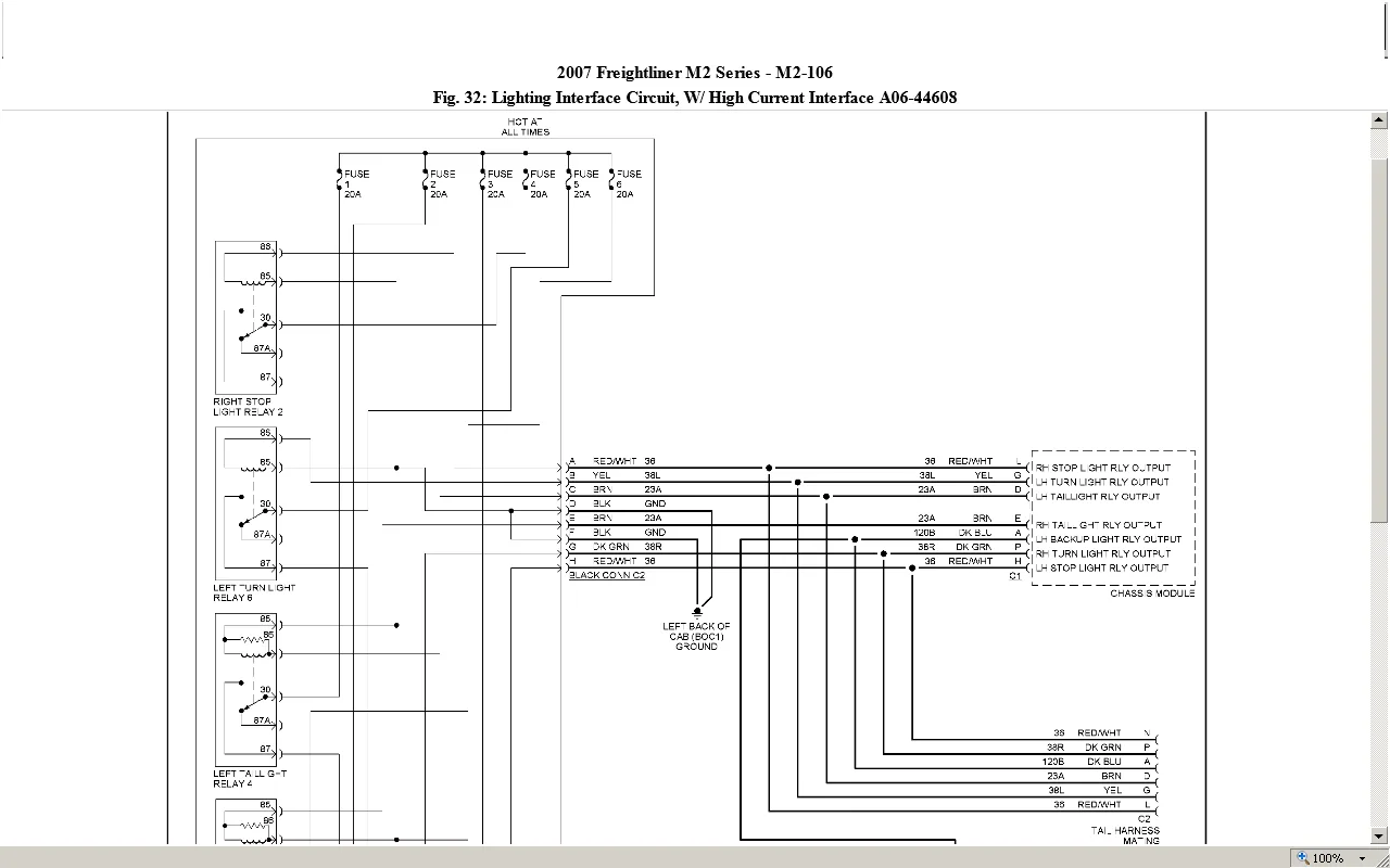 2007 Freightliner M2 Wiring Diagram For Your Needs
