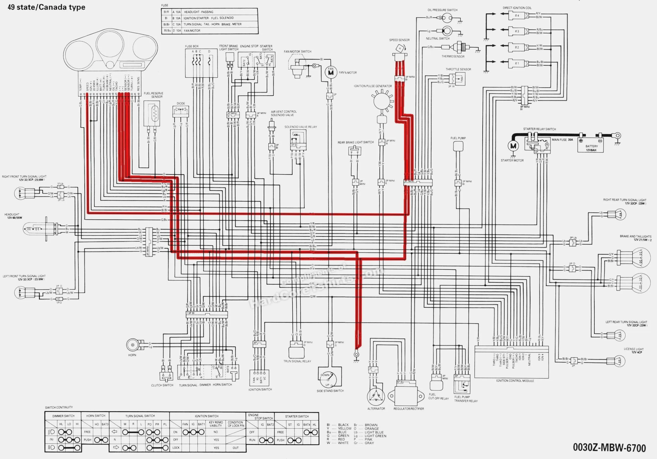 2007 Kawasaki Ninja Zx6R Wiring Diagram