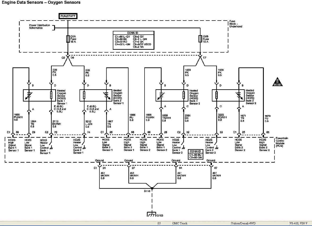 2007 Mustang O2 Sensor Wiring Diagram