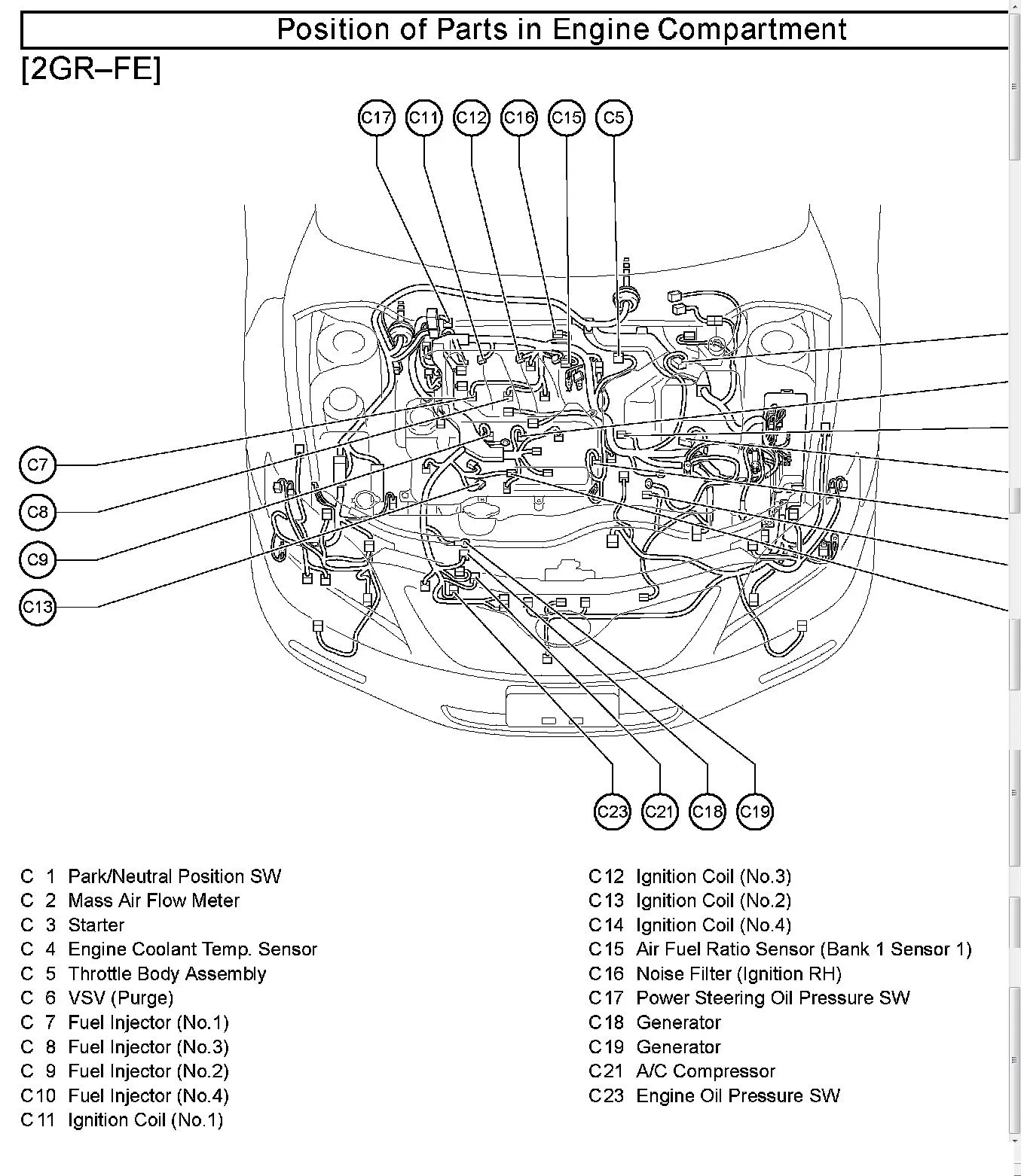2007 Toyota Camry Engine Diagram