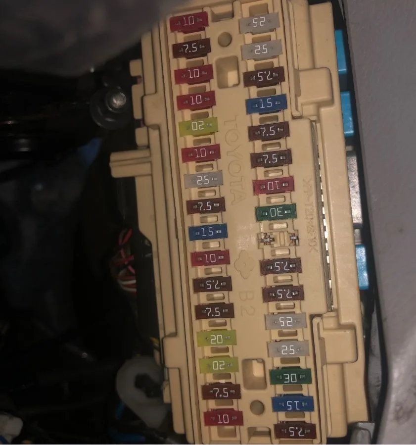 2007 Toyota Camry Fuse Box Diagram