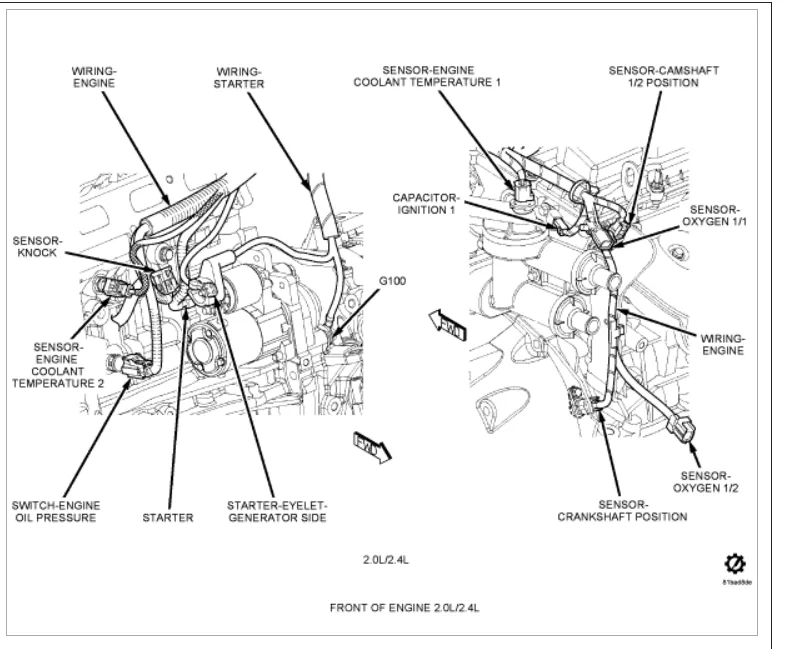 2008 Dodge Avenger Engine Diagram