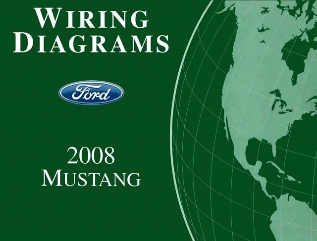 2008 Ford Mustang Wiring Diagrams Schematics Drawings Color Codes Factory Oem 49 87 Picclick Uk