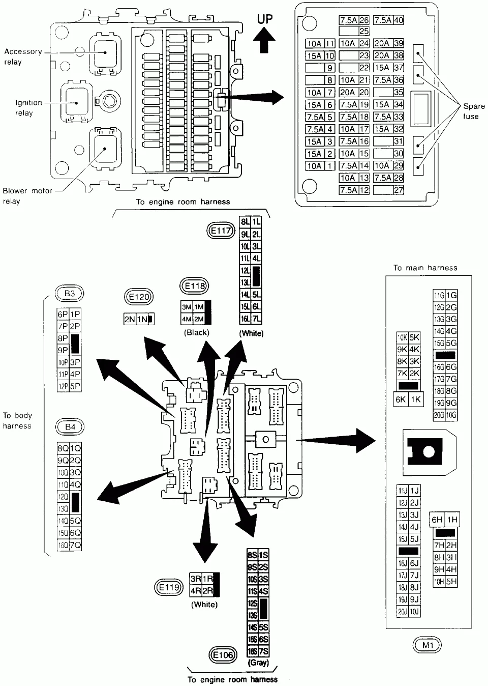 2008 Nissan Altima Fuse Box Wiring Diagram Schemas