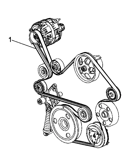 2009 Chevy Impala Serpentine Belt Diagram
