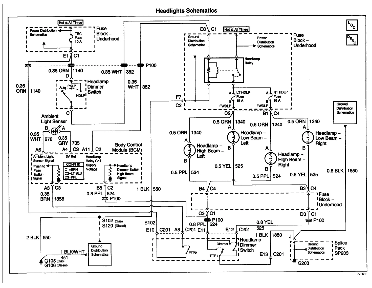 2009 Gmc Sierra Headlight Wiring Diagram Wiring Diagram