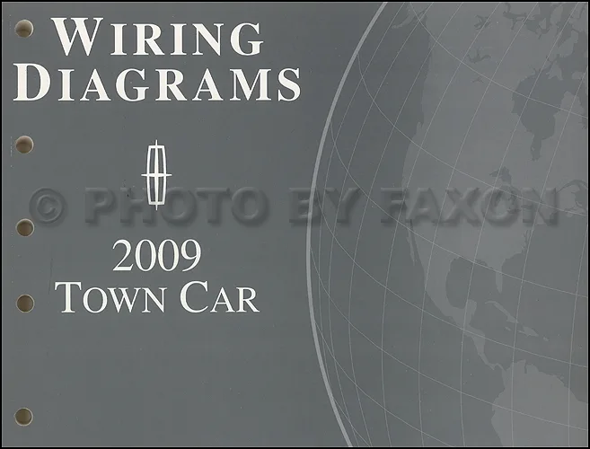 2009 Lincoln Town Car Wiring Diagram Manual Original