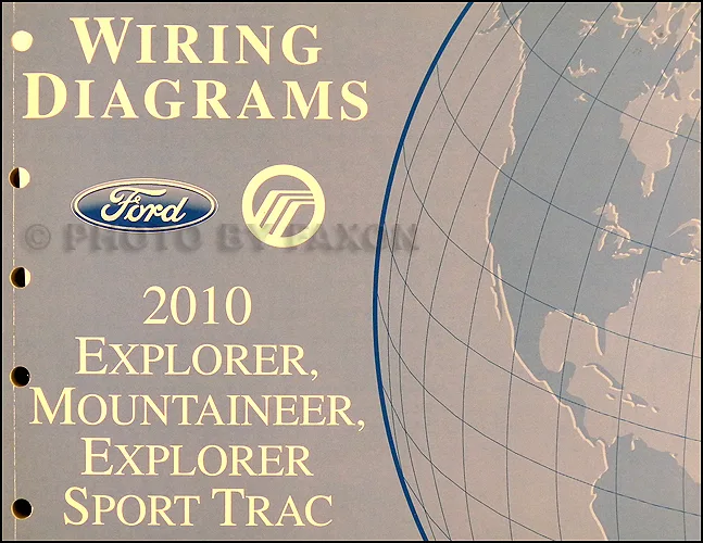 2010 Ford Explorer And Sport Trac Mountaineer Wiring Diagram Original
