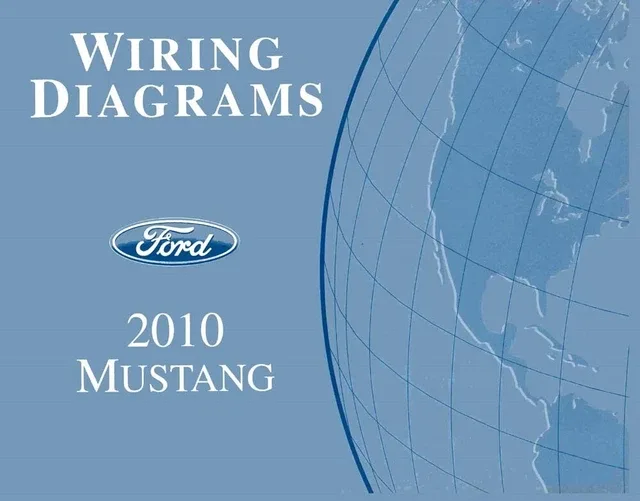 2010 Ford Mustang Wiring Diagrams Schematics Drawings Color Codes Factory Oem 49 87 Picclick Uk