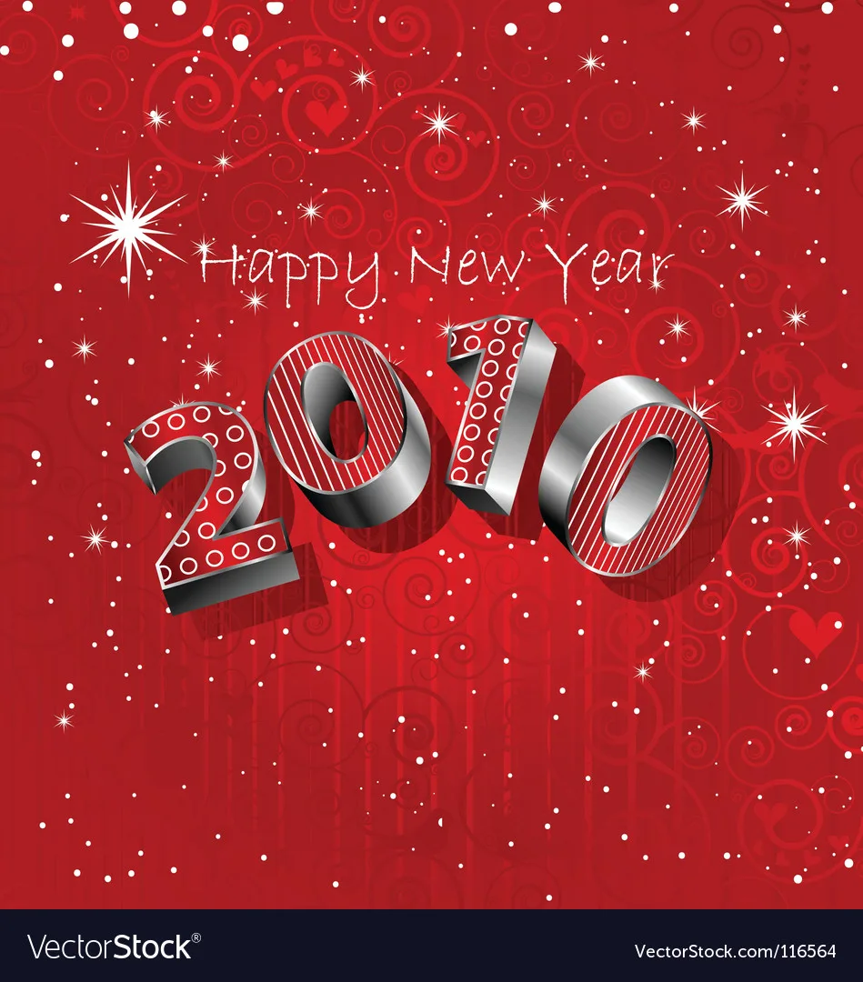 2010 Happy New Year Clipart