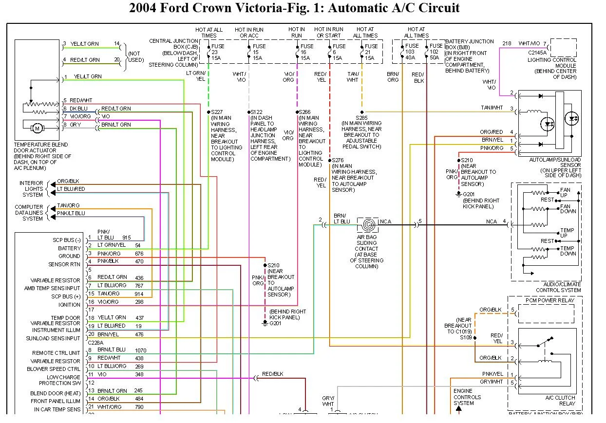 2011 Ford Crown Victoria Police Interceptor Wiring Diagram Wiring Diagram