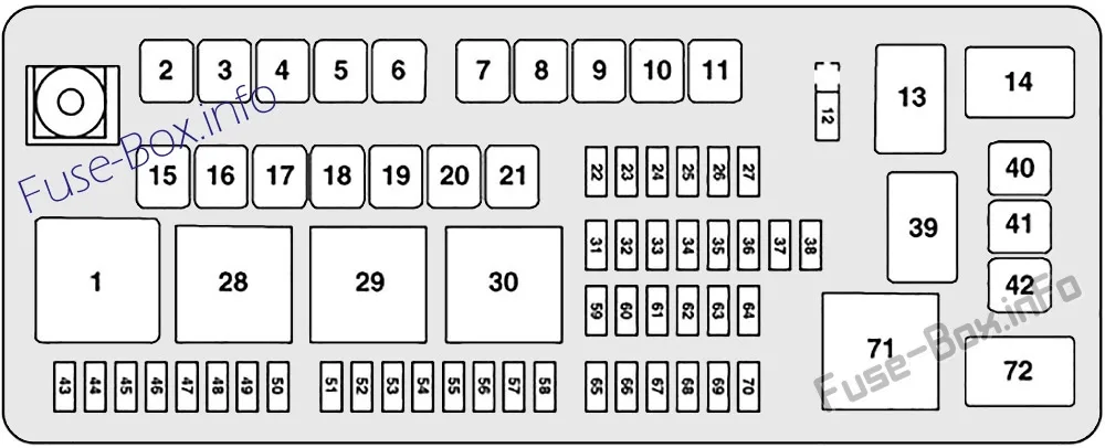 2012 Dodge Charger Fuse Box Diagram