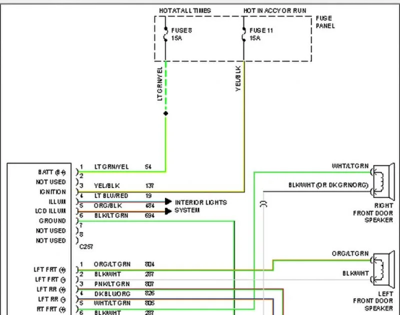 2013 Mustang Radio Wiring Diagram Divaly