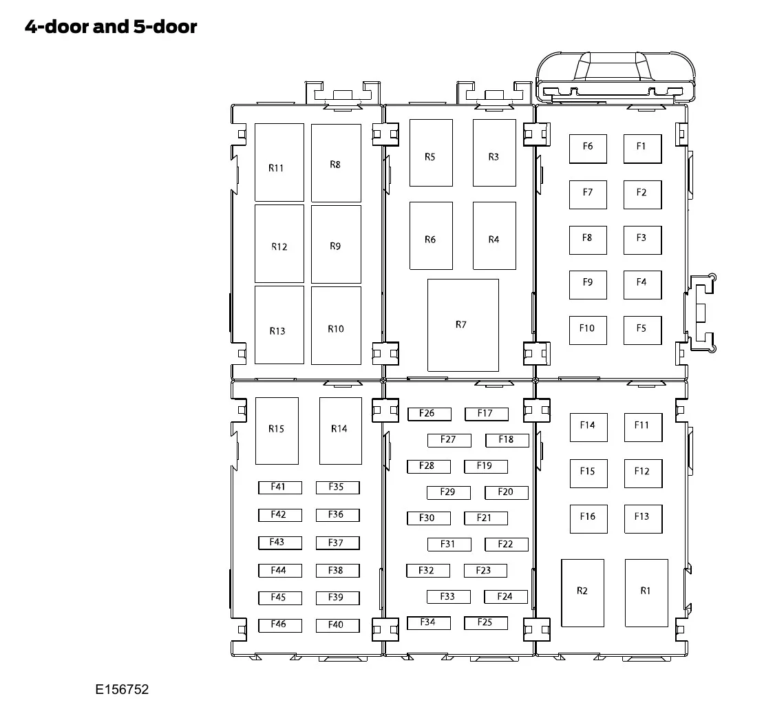 2014 Ford Fiesta Fuse Box Diagram Startmycar
