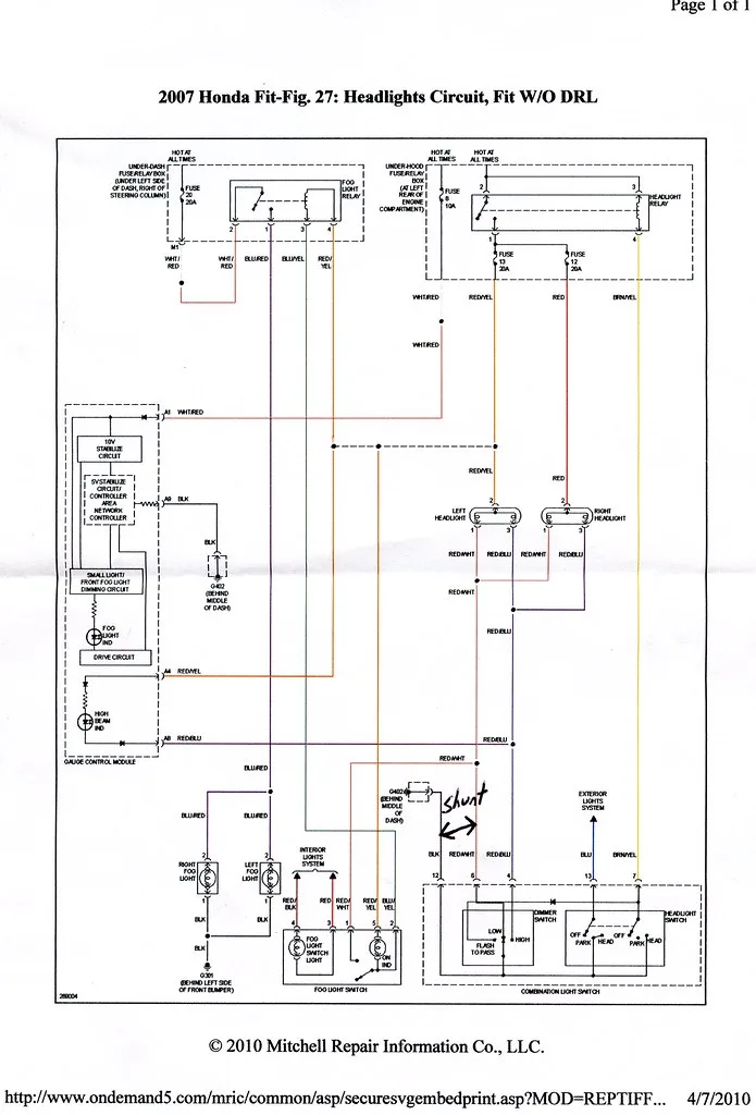 2015 Honda Fit Wiring Diagram Econess