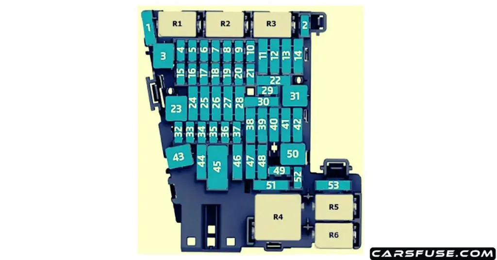 2016 2020 Volkswagen Touran Fuse Box Diagram