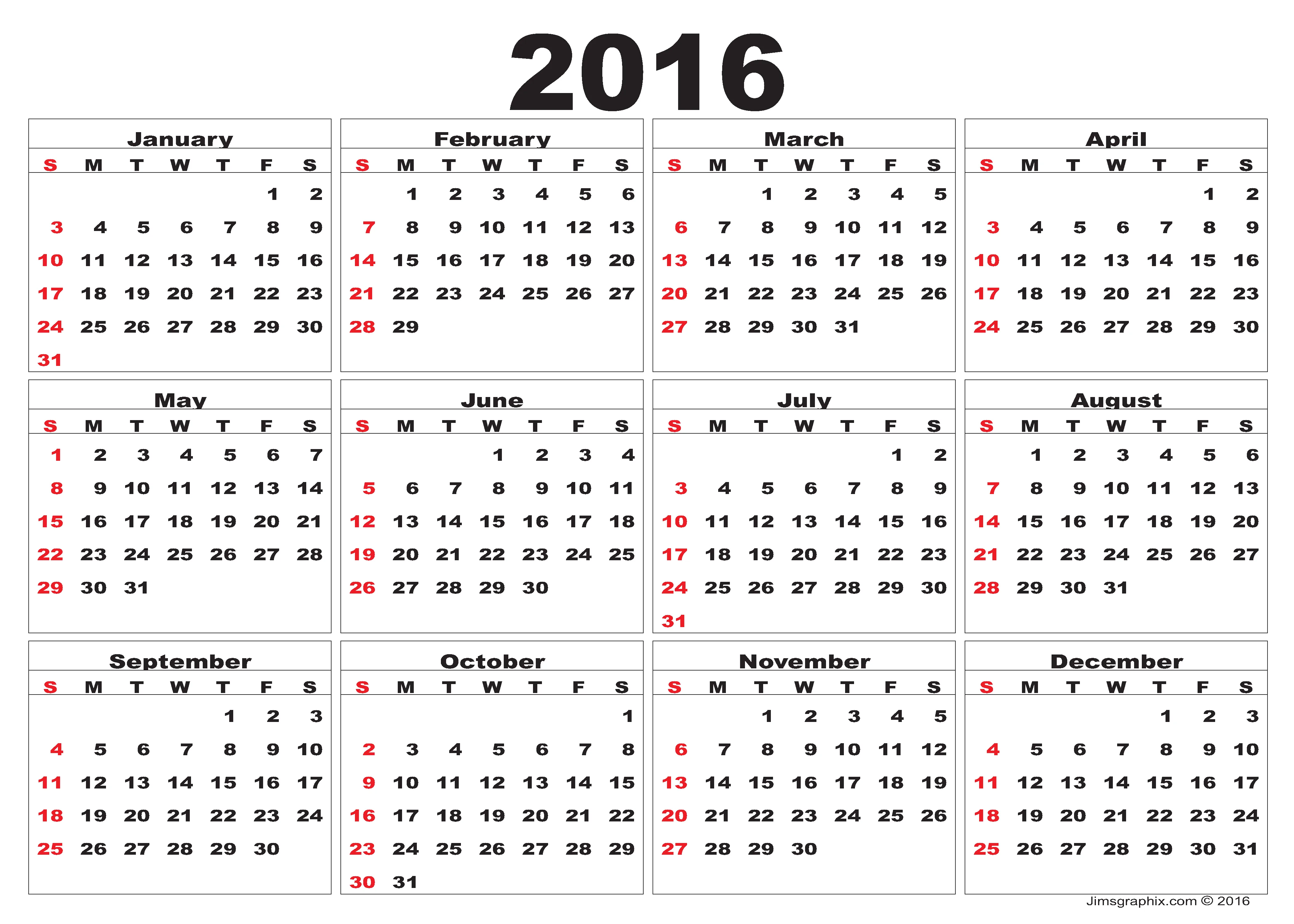 2016 Calendar Download Hesyaurw Calendar Template Monthly Calendar Template Printable