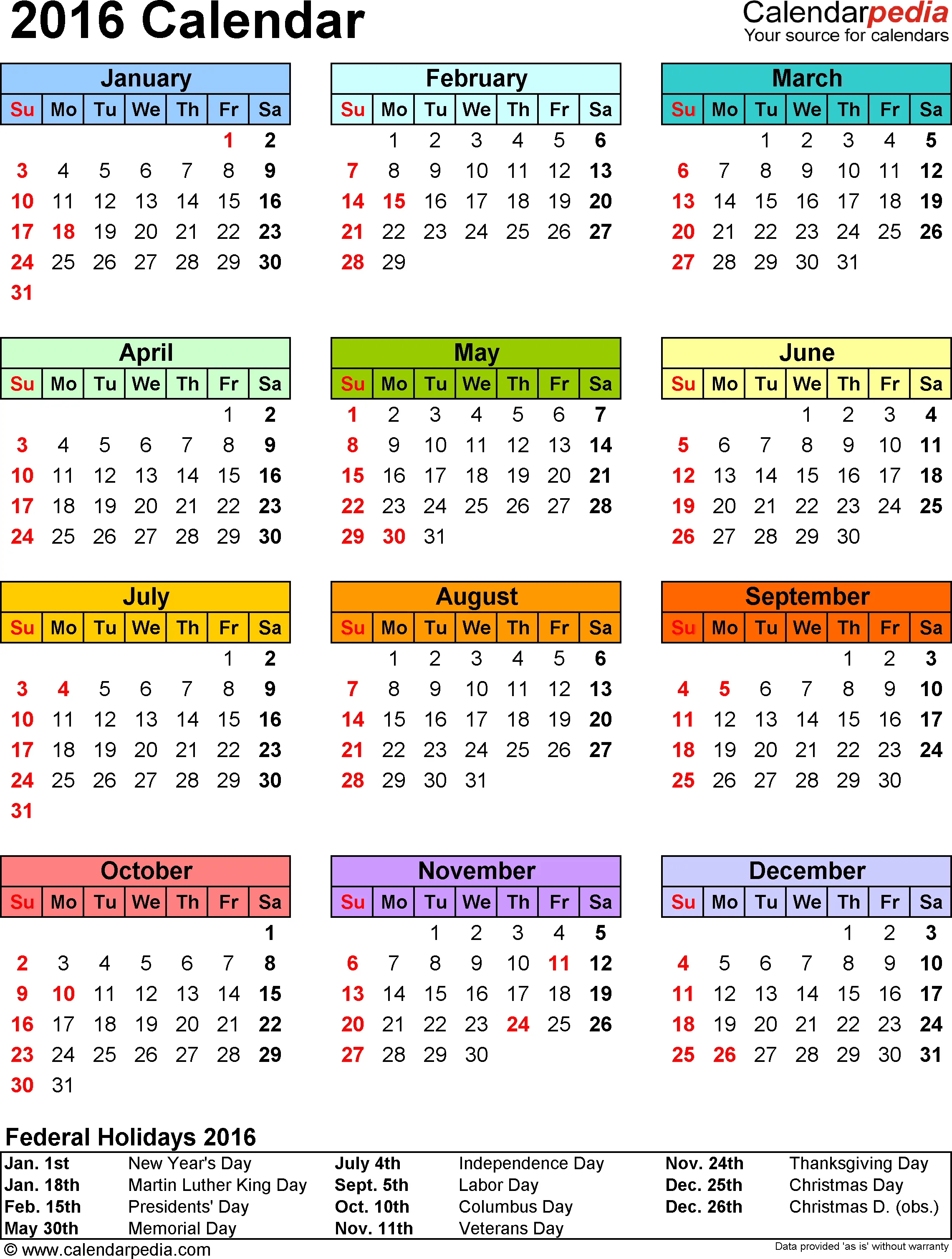2016 Calendars World Maps And Letter