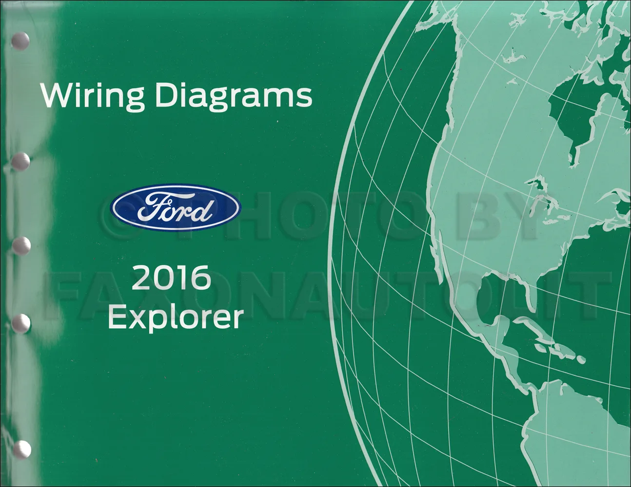 2016 Ford Explorer Wiring Diagram Manual Original